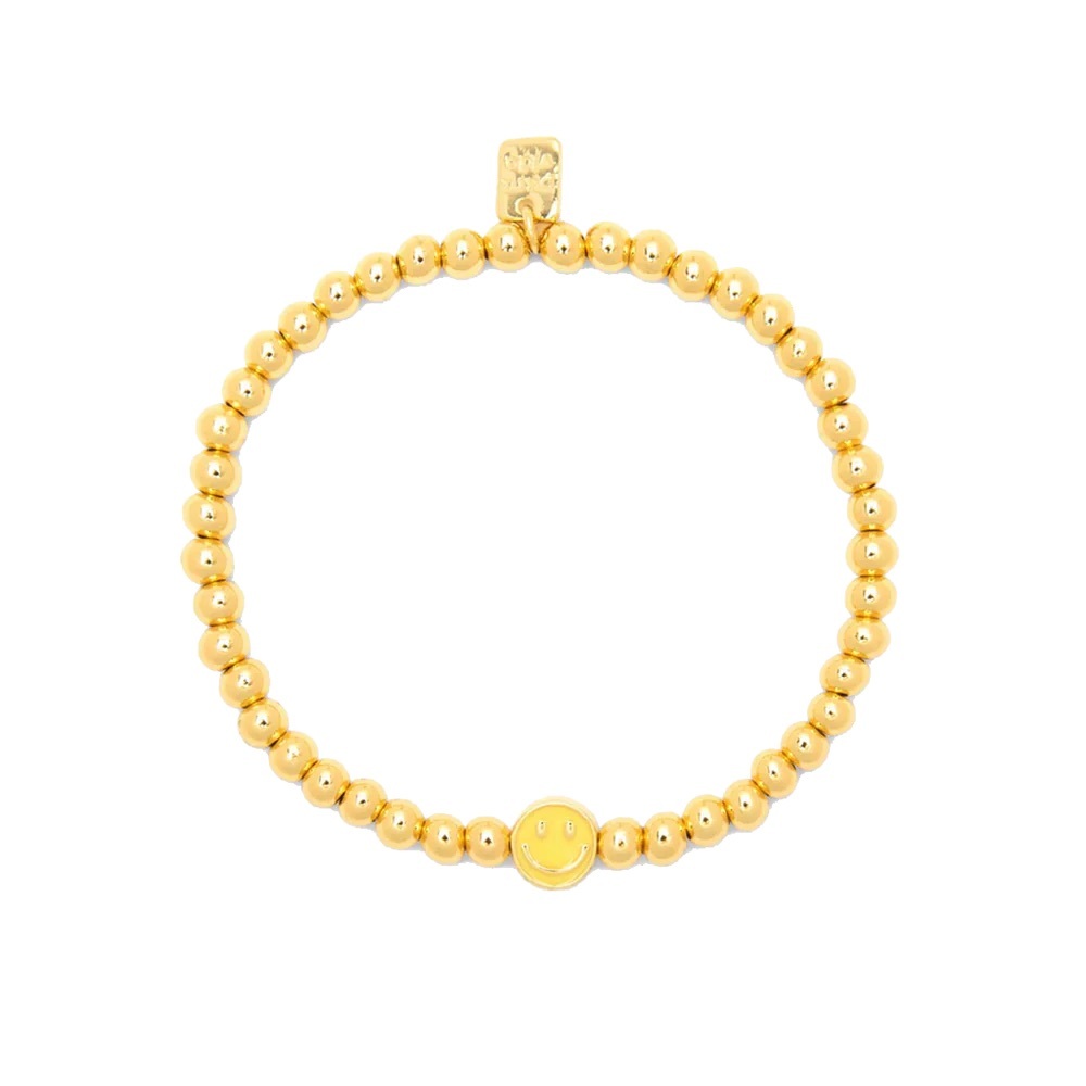 PURA VIDA Happy Face Beaded Bracelet